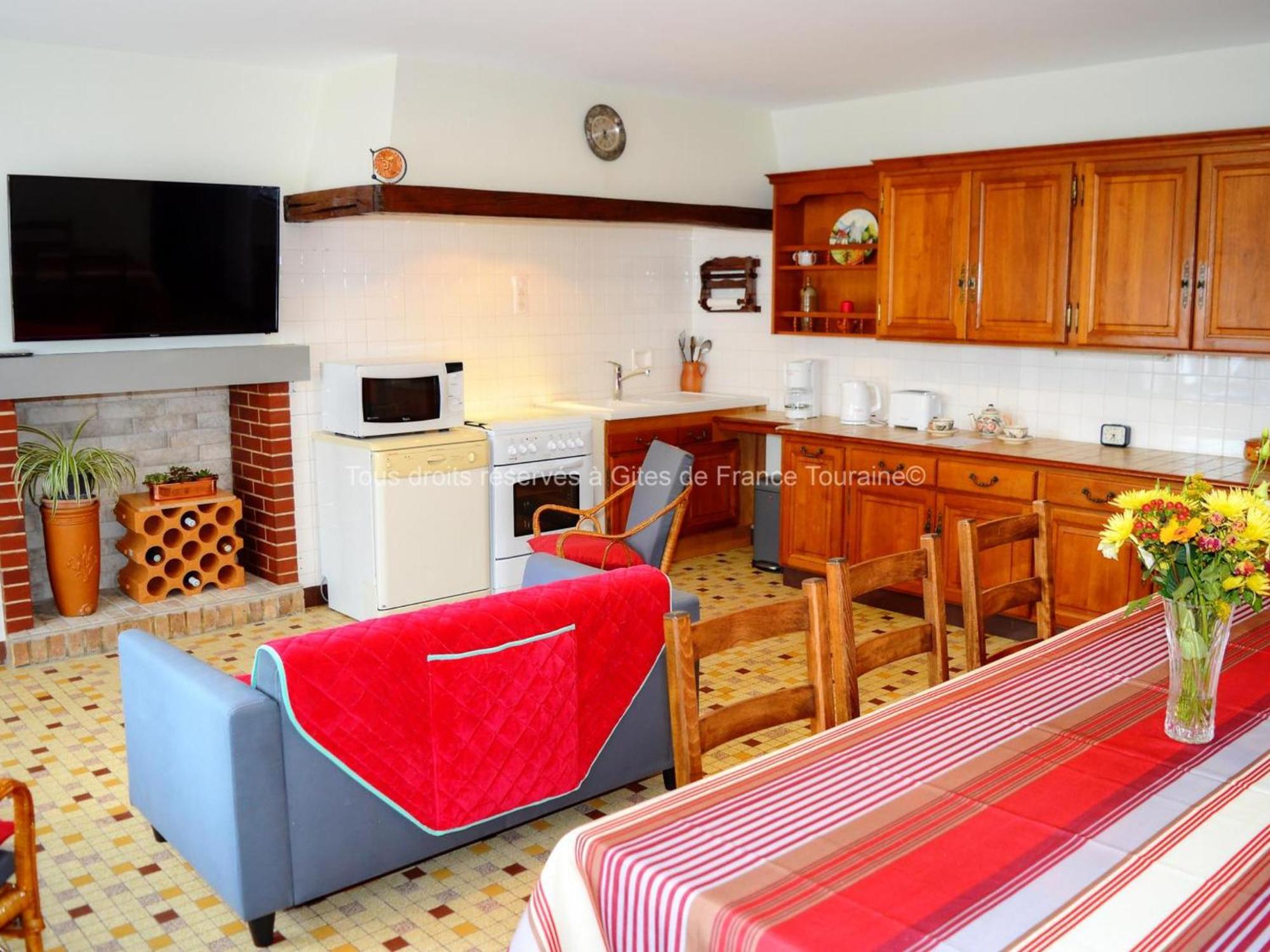 Gite Charmant Pres De Tours Et Amboise Avec Wi-Fi, Cour Privative, Garage A Velos, Accepte Animaux - Fr-1-381-503 Vernou-sur-Brenne Bagian luar foto